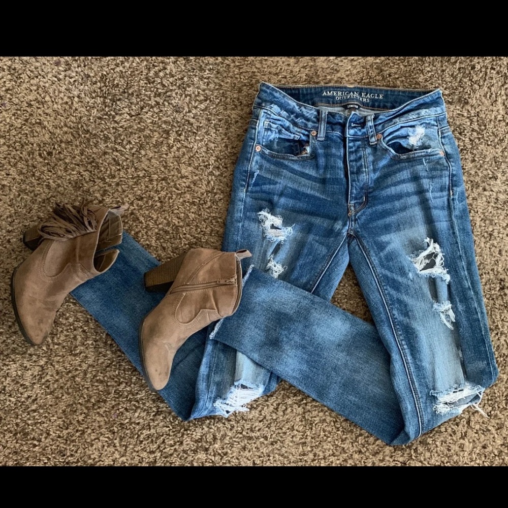 American Eagle Tomgirl Jeans 00R